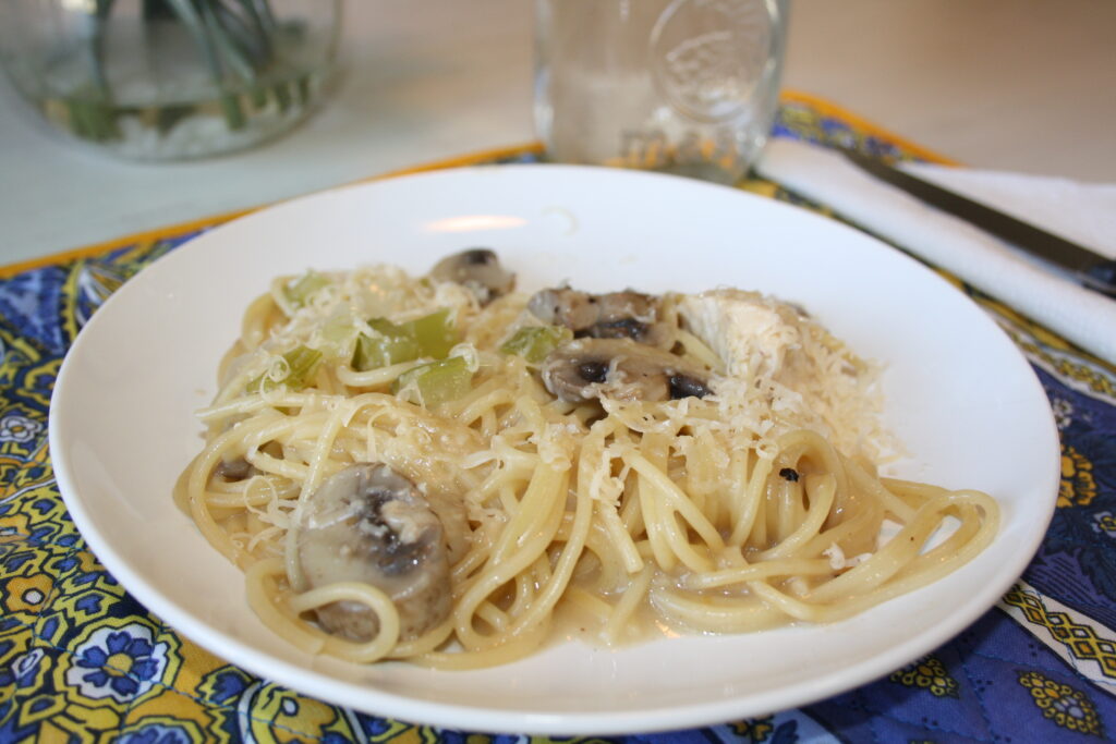 Fill your home with the savory smells of chicken tetrazzini
