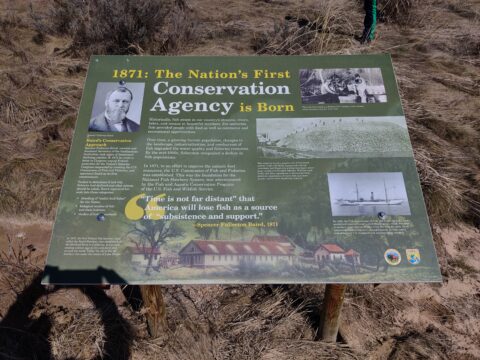 Jackson National Fish Hatchery sign.