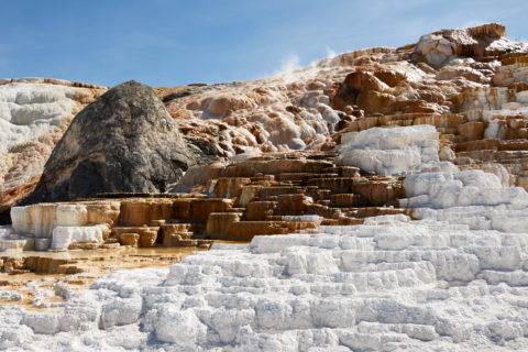 Mammoth Hot Springs in Yellowstone