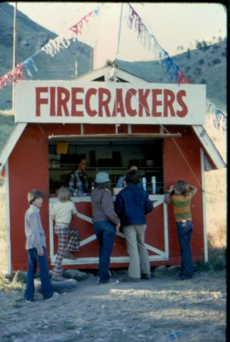 From firecrackers to family-owned motels. Red Barn firework stand